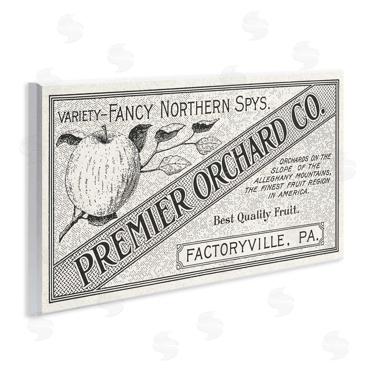 Stupell Studio Vintage Premier Orchard Co. Sign Antique fr_sideuit