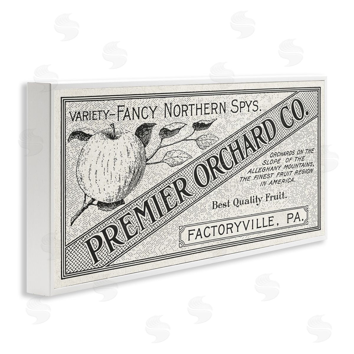 Stupell Studio Vintage Premier Orchard Co. Sign Antique fr_sideuit