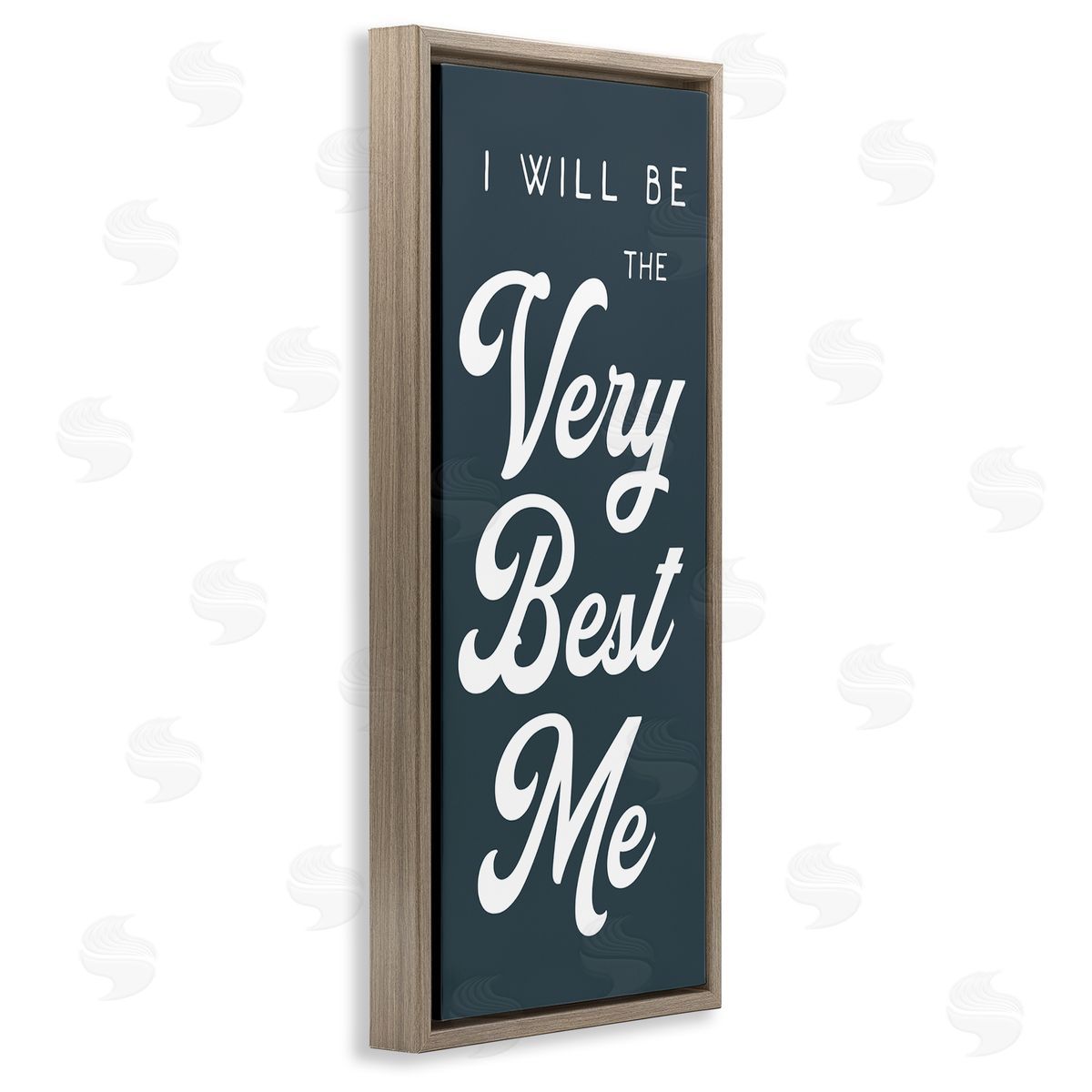 Stupell Studio Will Be The Very Best Me Phrase Bold