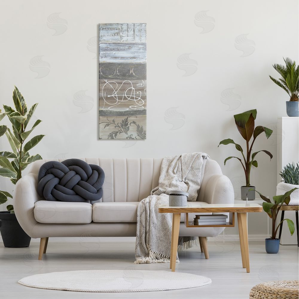 Gina Ritter Artistic Organic Sediment Pattern Abstract Line Floral Layers