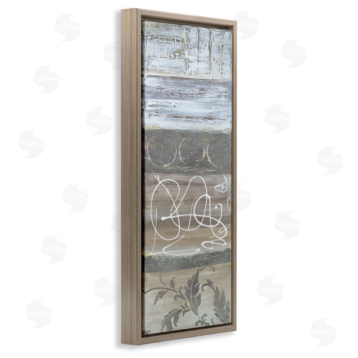 Gina Ritter Artistic Organic Sediment Pattern Abstract Line Floral Layers