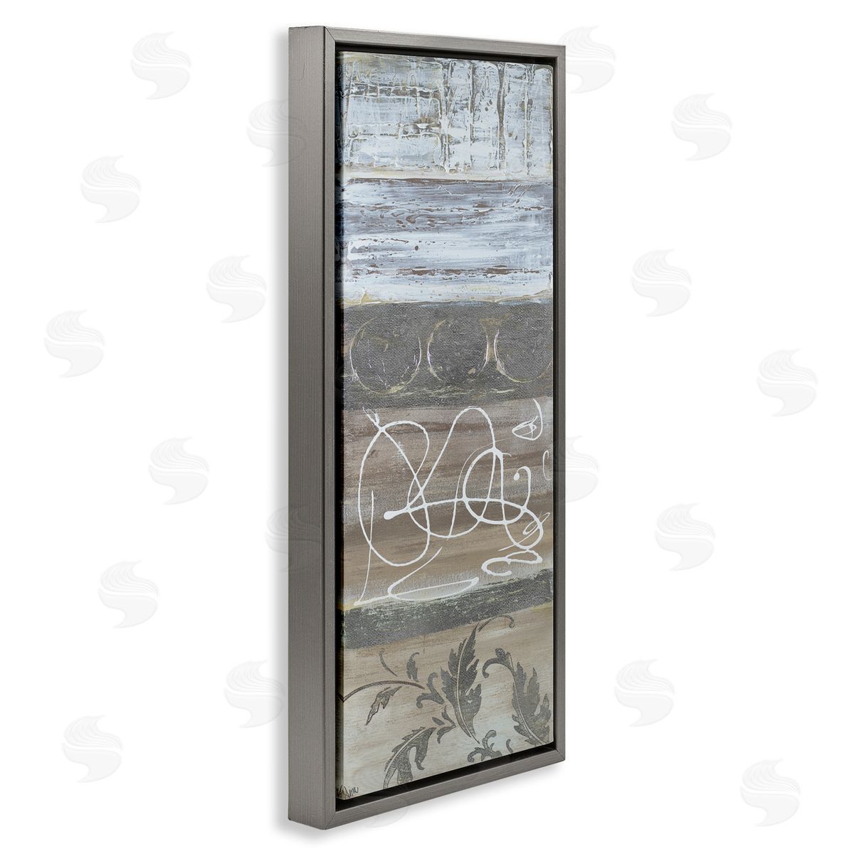 Gina Ritter Artistic Organic Sediment Pattern Abstract Line Floral Layers