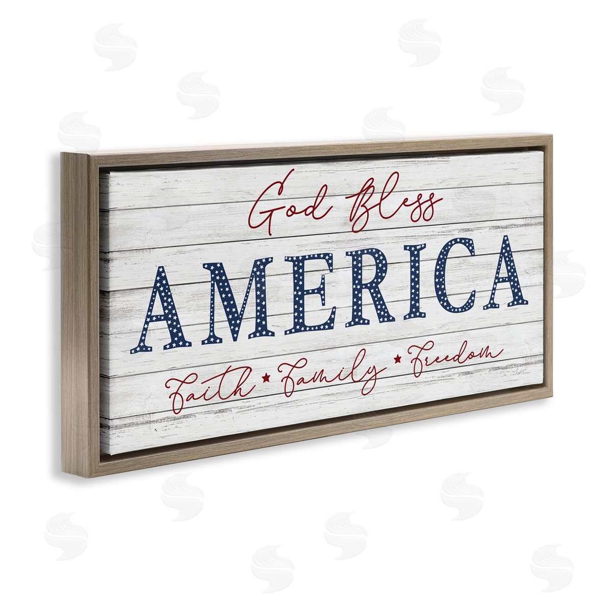 Natalie Carpentieri God Bless America Faith Family fr_sideeedom Hanging Sign