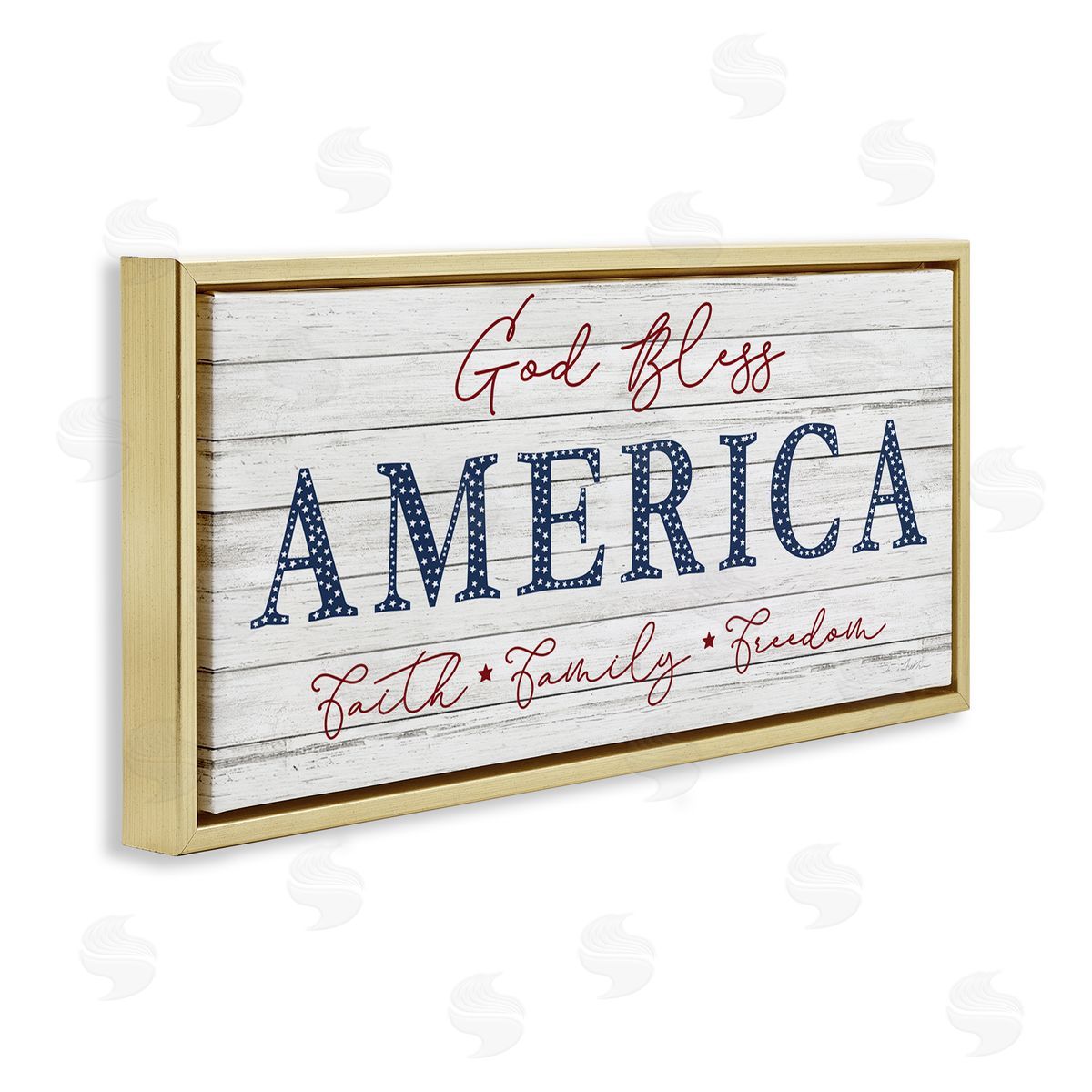 Natalie Carpentieri God Bless America Faith Family fr_sideeedom Hanging Sign