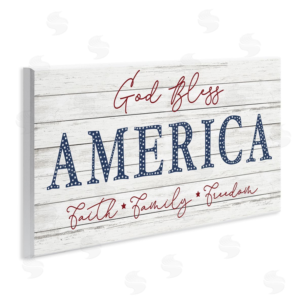 Natalie Carpentieri God Bless America Faith Family fr_sideeedom Hanging Sign