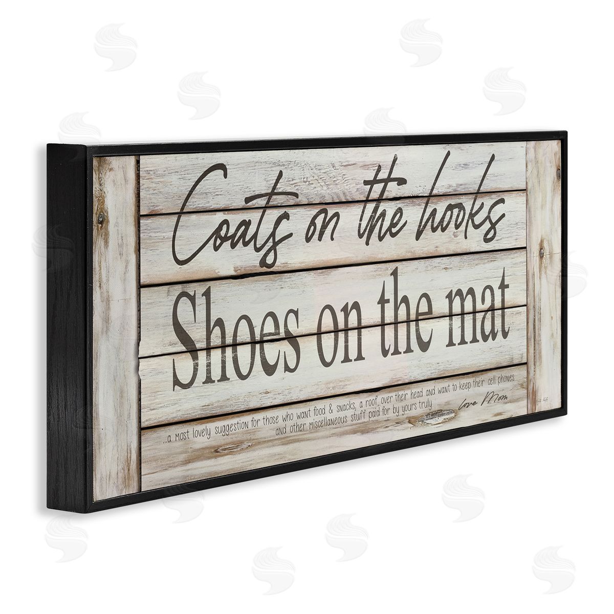 Cindy Jacobs Coats on Hooks Shoes on Mat Home Rules 