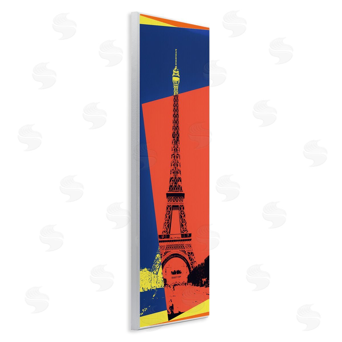 Daniel Sproul Eiffe_sidel Tower Parisian Pop Art Travel Poster Collage