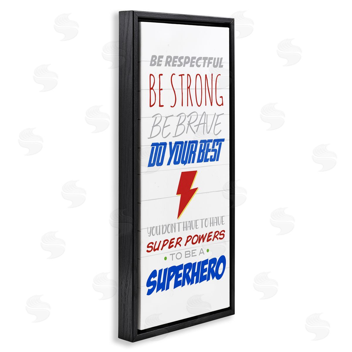 Anna Quach Superheroes Do Their Best Phrase Thunderbolt Symbol 