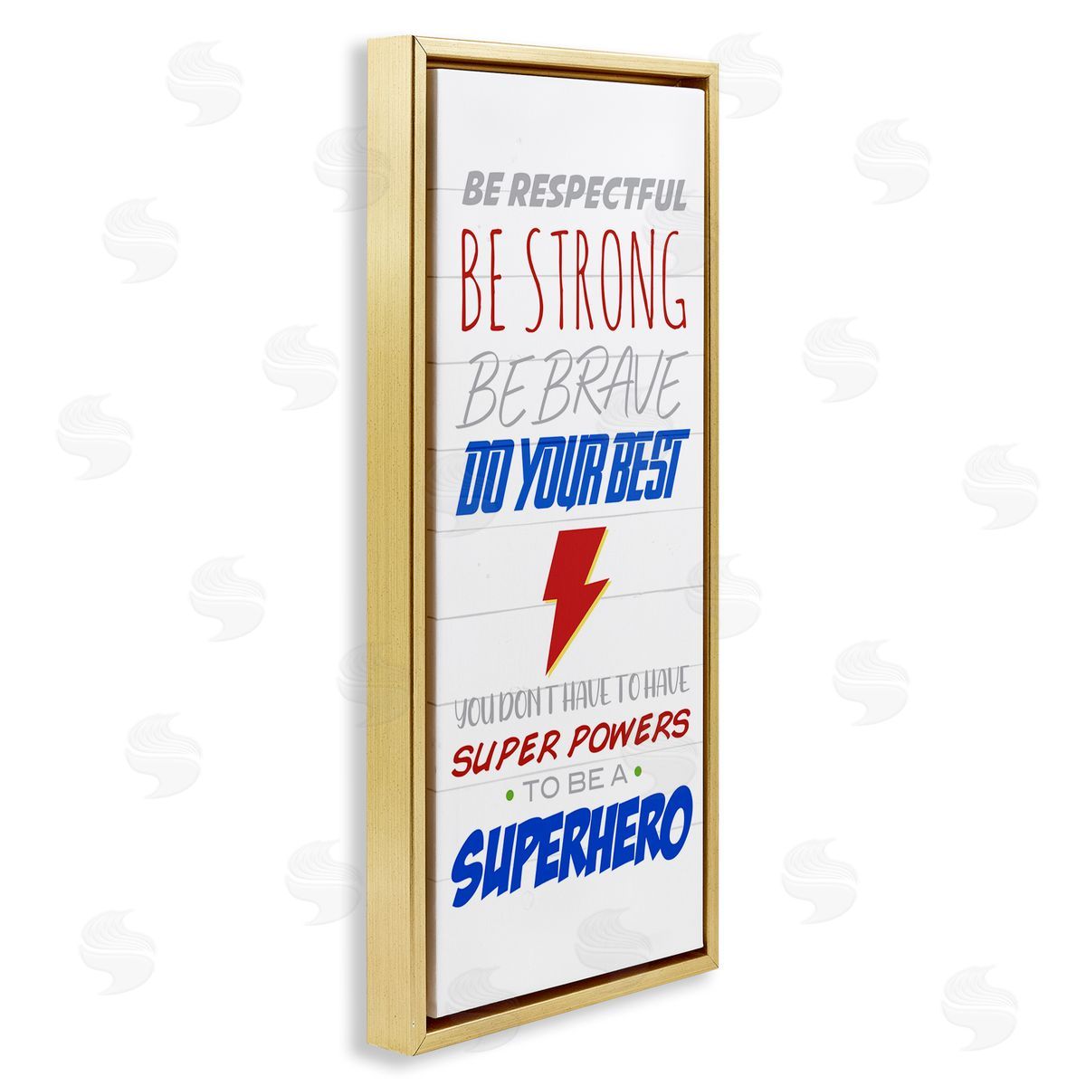 Anna Quach Superheroes Do Their Best Phrase Thunderbolt Symbol 