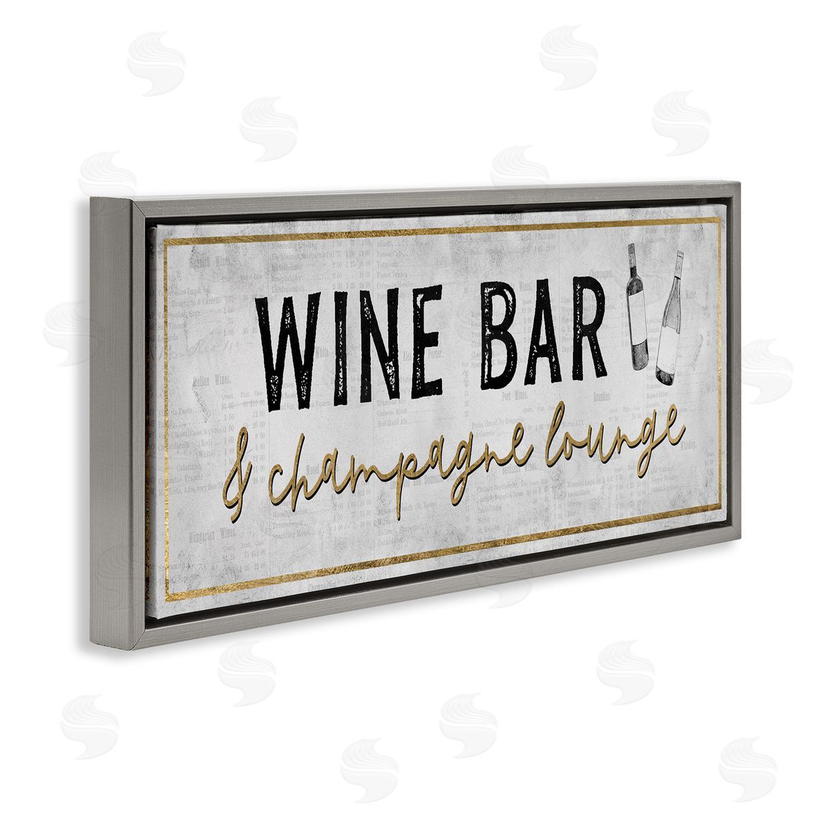 Natalie Carpentieri Wine Bar Champagne Lounge Distressed Vintage Kitchen Sign