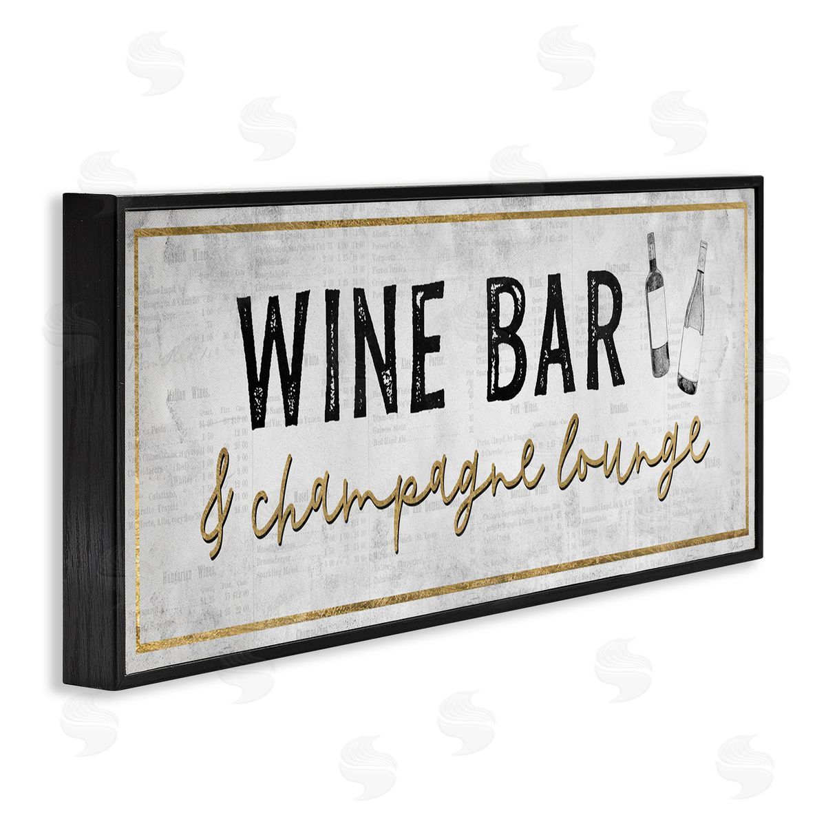 Natalie Carpentieri Wine Bar Champagne Lounge Distressed Vintage Kitchen Sign