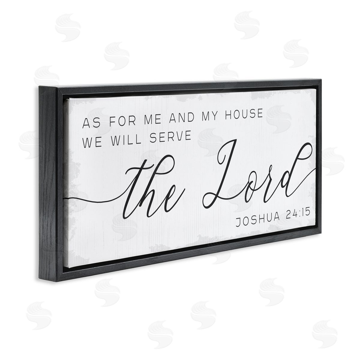 Stupell Studio My House Serves The Lord Spiritual Phrase