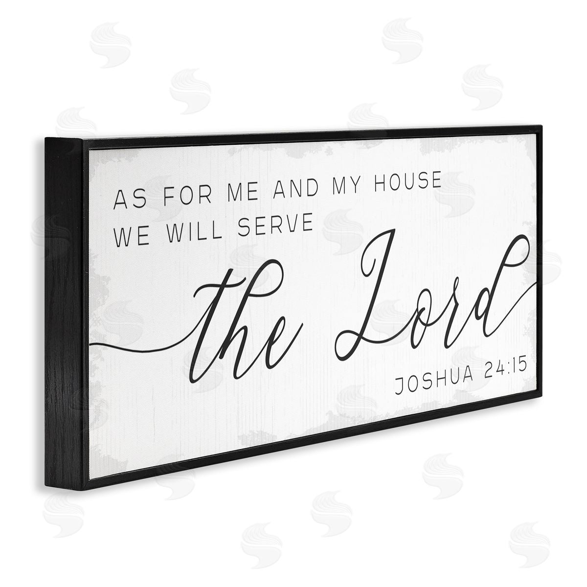 Stupell Studio My House Serves The Lord Spiritual Phrase