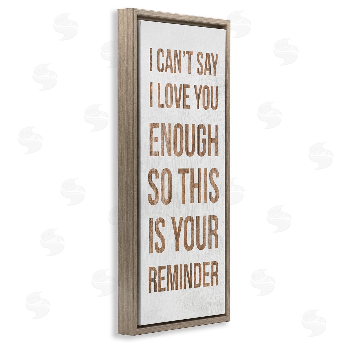 Stupell Studio Can't Say Love You Enough Romantic Reminder Sign