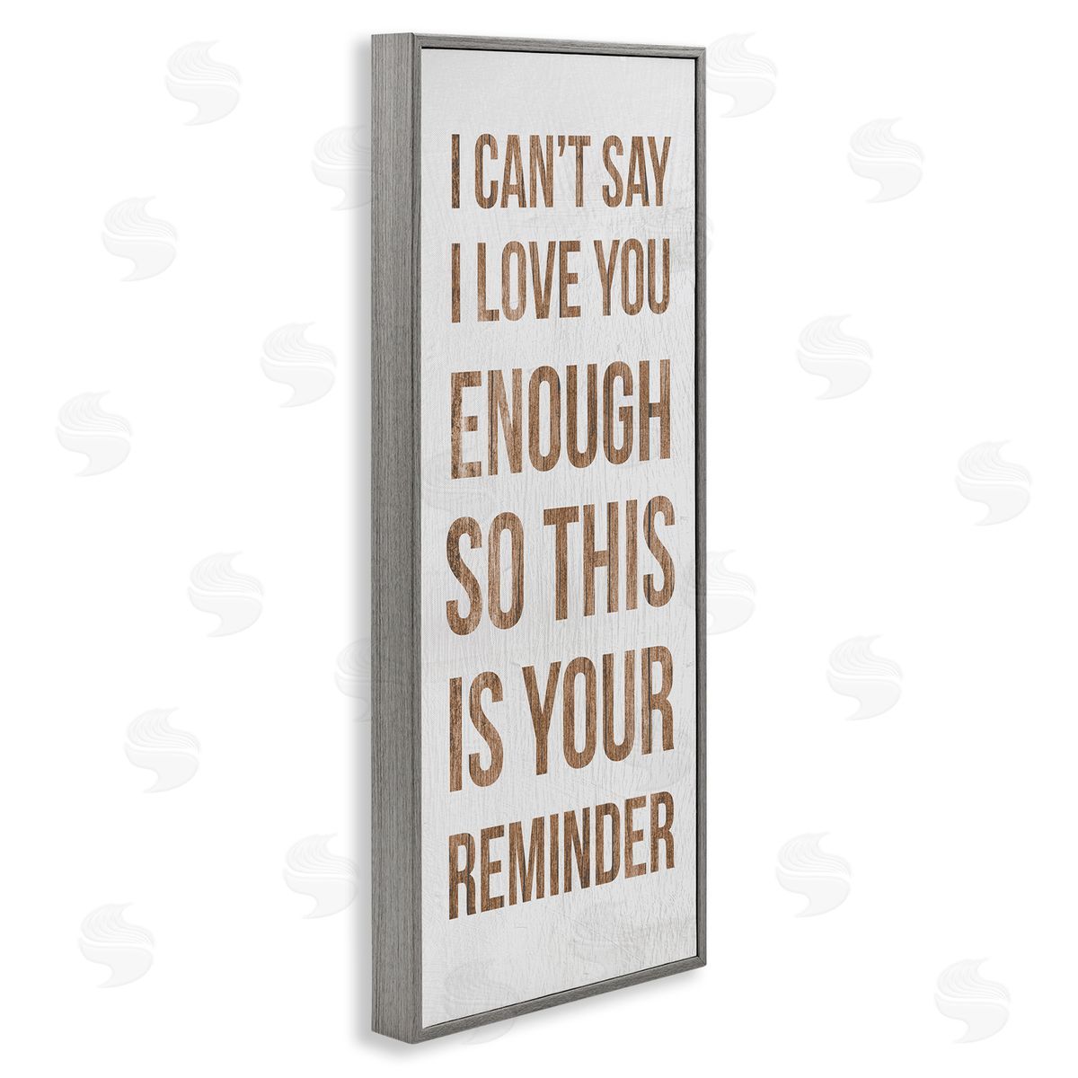 Stupell Studio Can't Say Love You Enough Romantic Reminder Sign