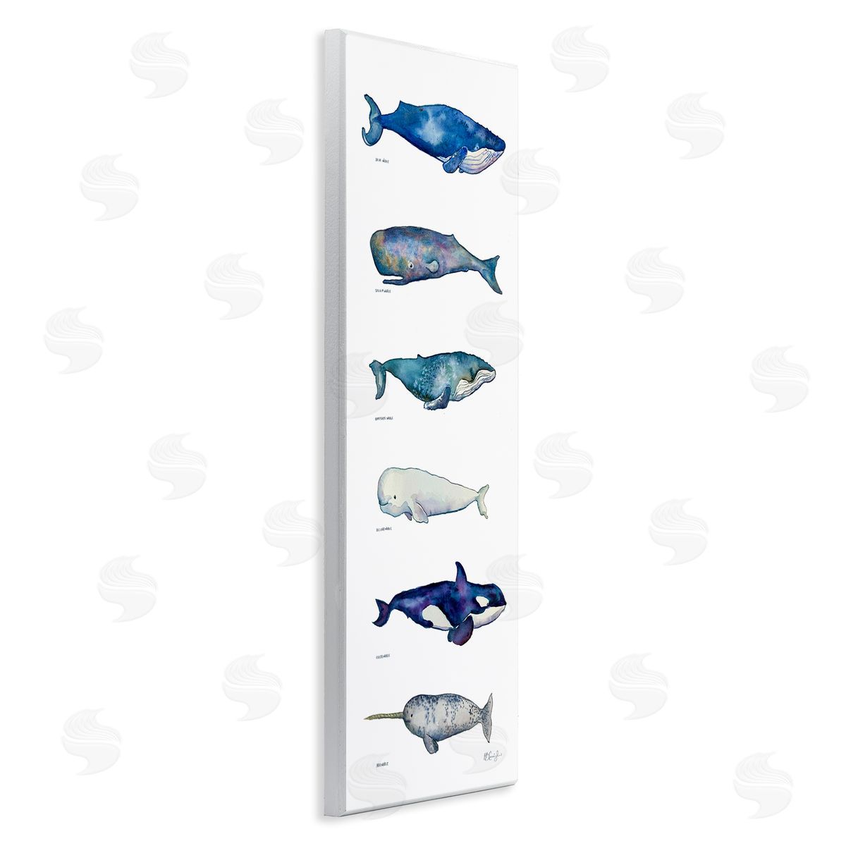 Maritime Sea Life Chart Wood Plaque Wall Art, Home Decor by MB Cunningham
