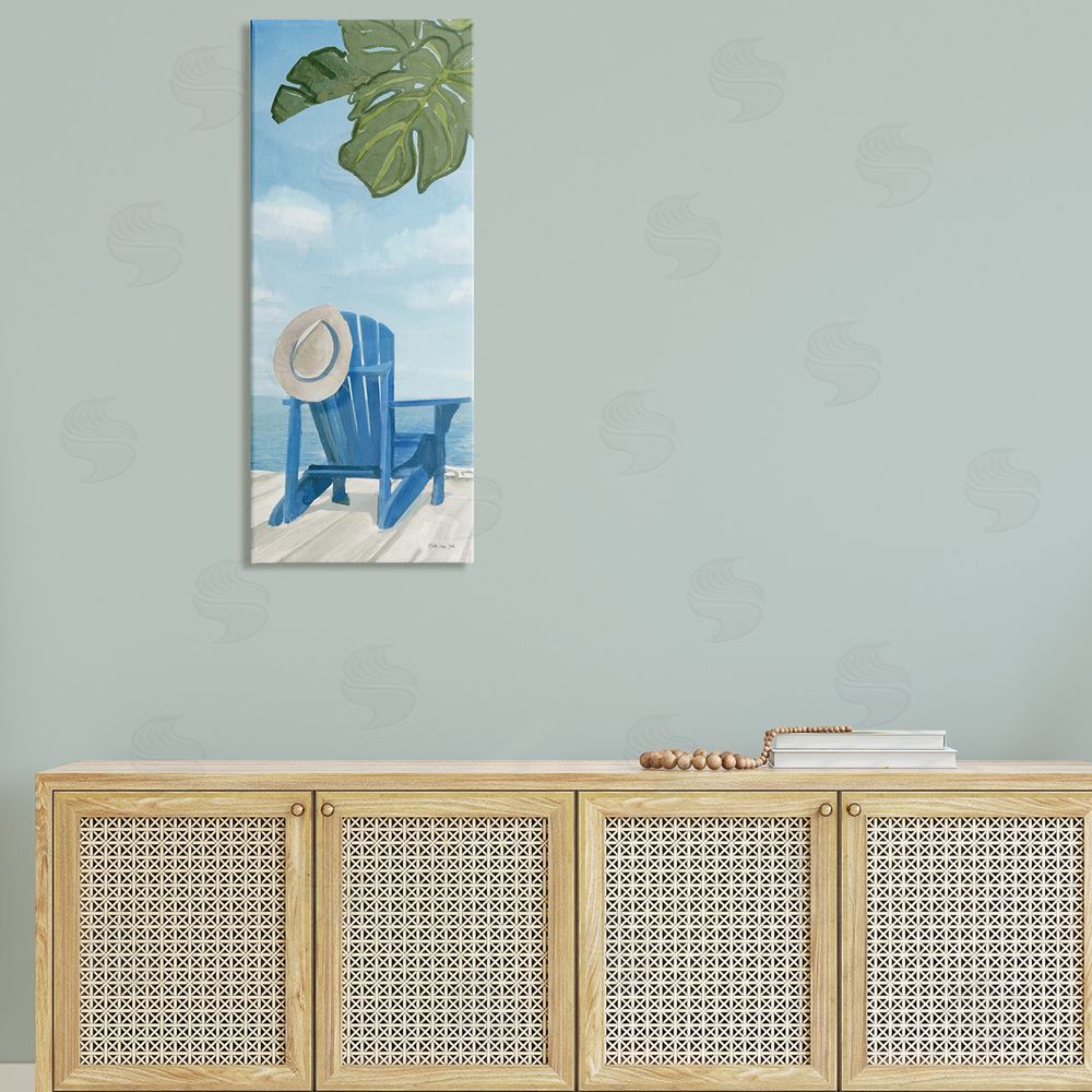 Stellar Design Studio Botanical Beach Chair Hat Ocean View Waterfr_sideont Botanicals