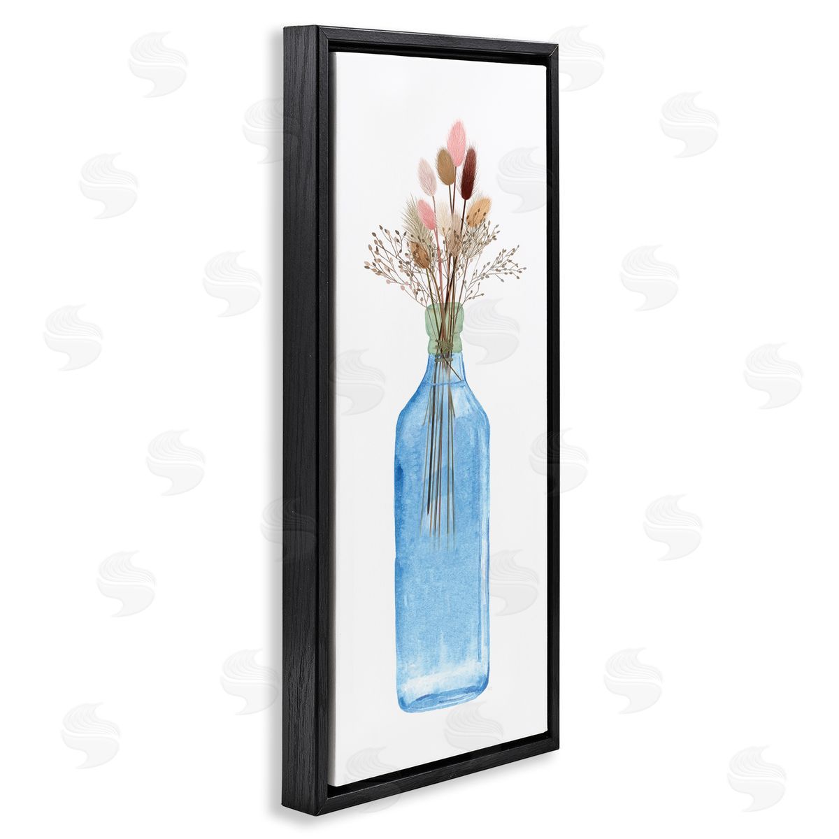 Susan Jill Simple Blue Flower Vase Botanical Arrangement Design