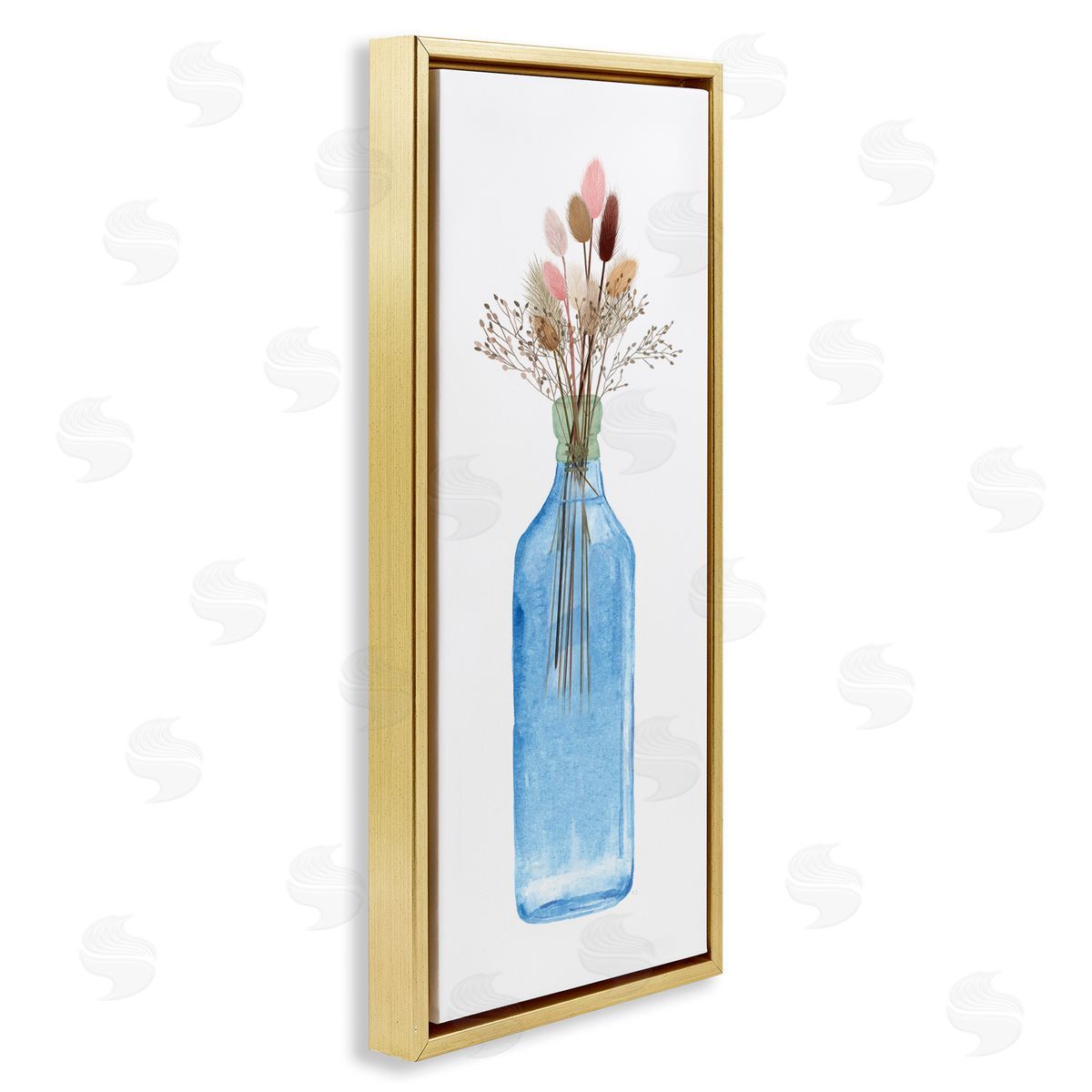 Susan Jill Simple Blue Flower Vase Botanical Arrangement Design