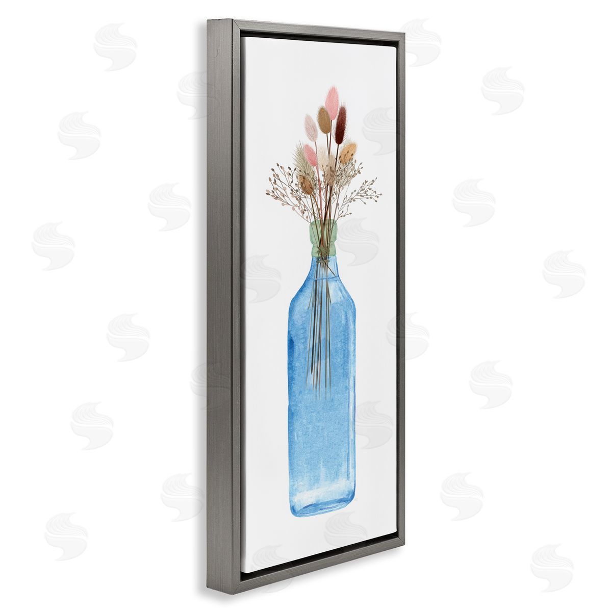 Susan Jill Simple Blue Flower Vase Botanical Arrangement Design