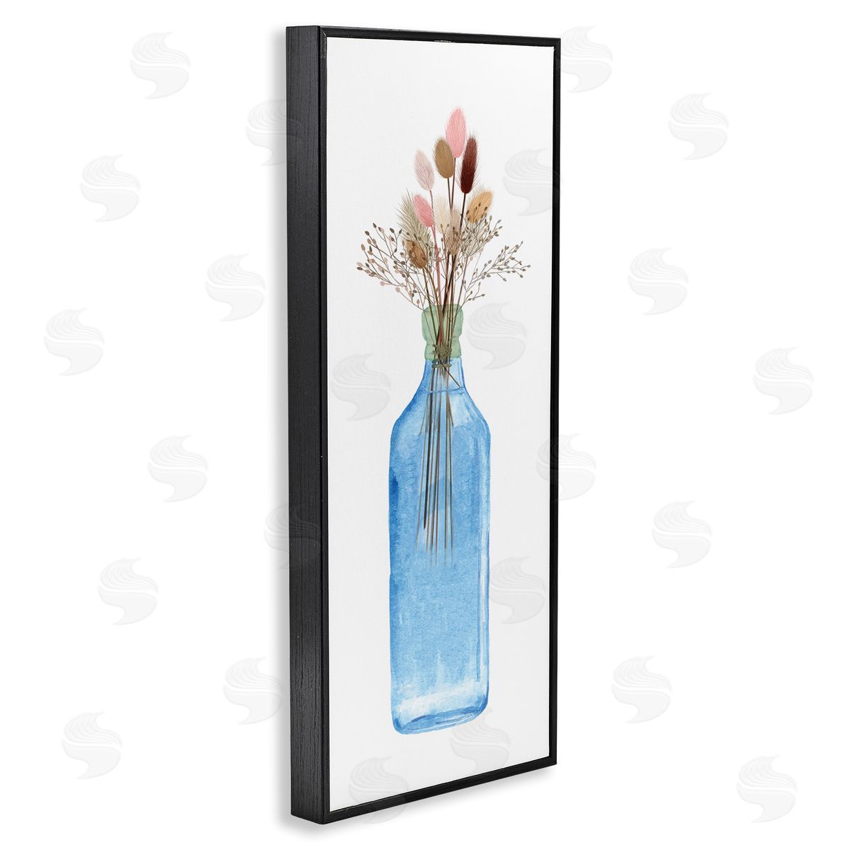 Susan Jill Simple Blue Flower Vase Botanical Arrangement Design