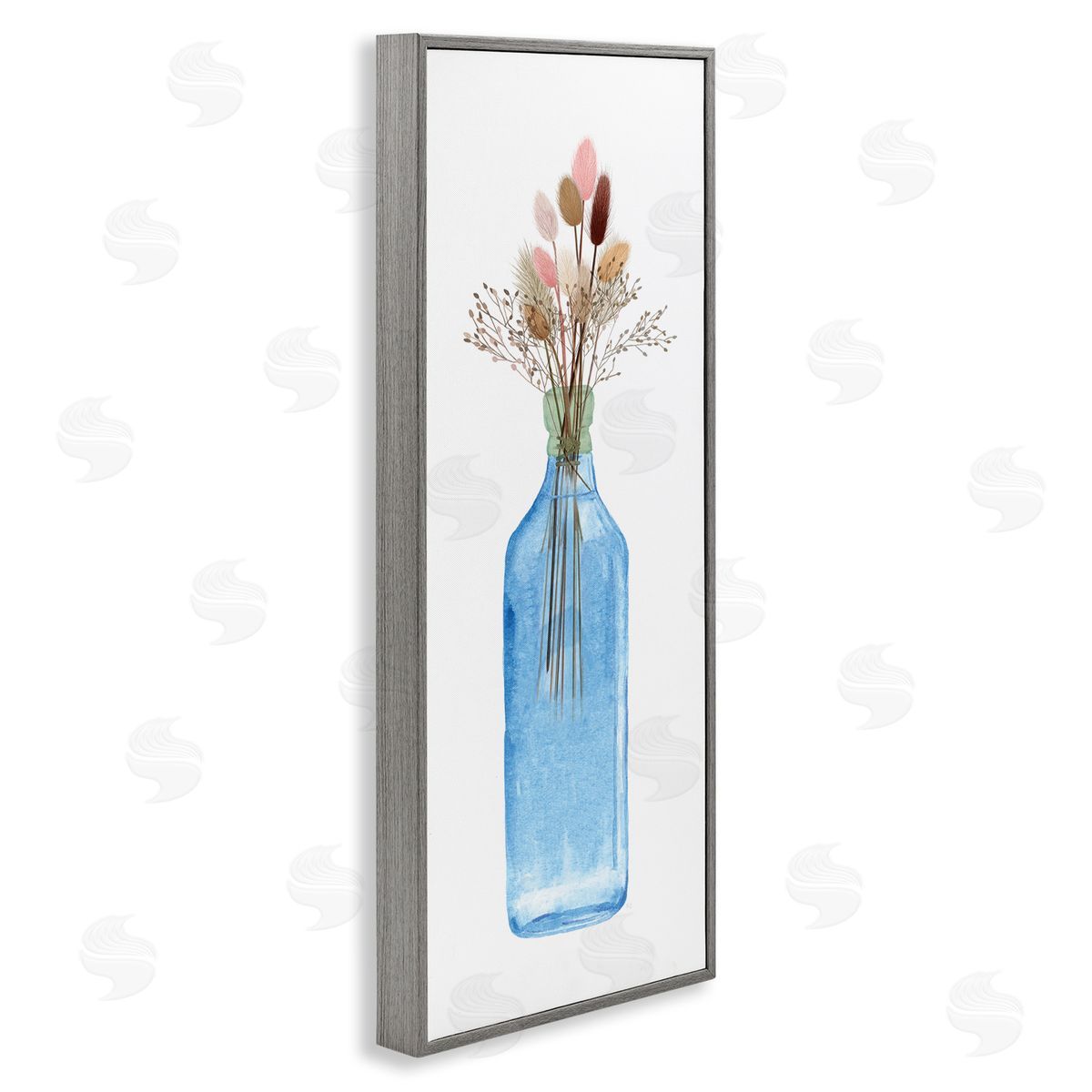 Susan Jill Simple Blue Flower Vase Botanical Arrangement Design