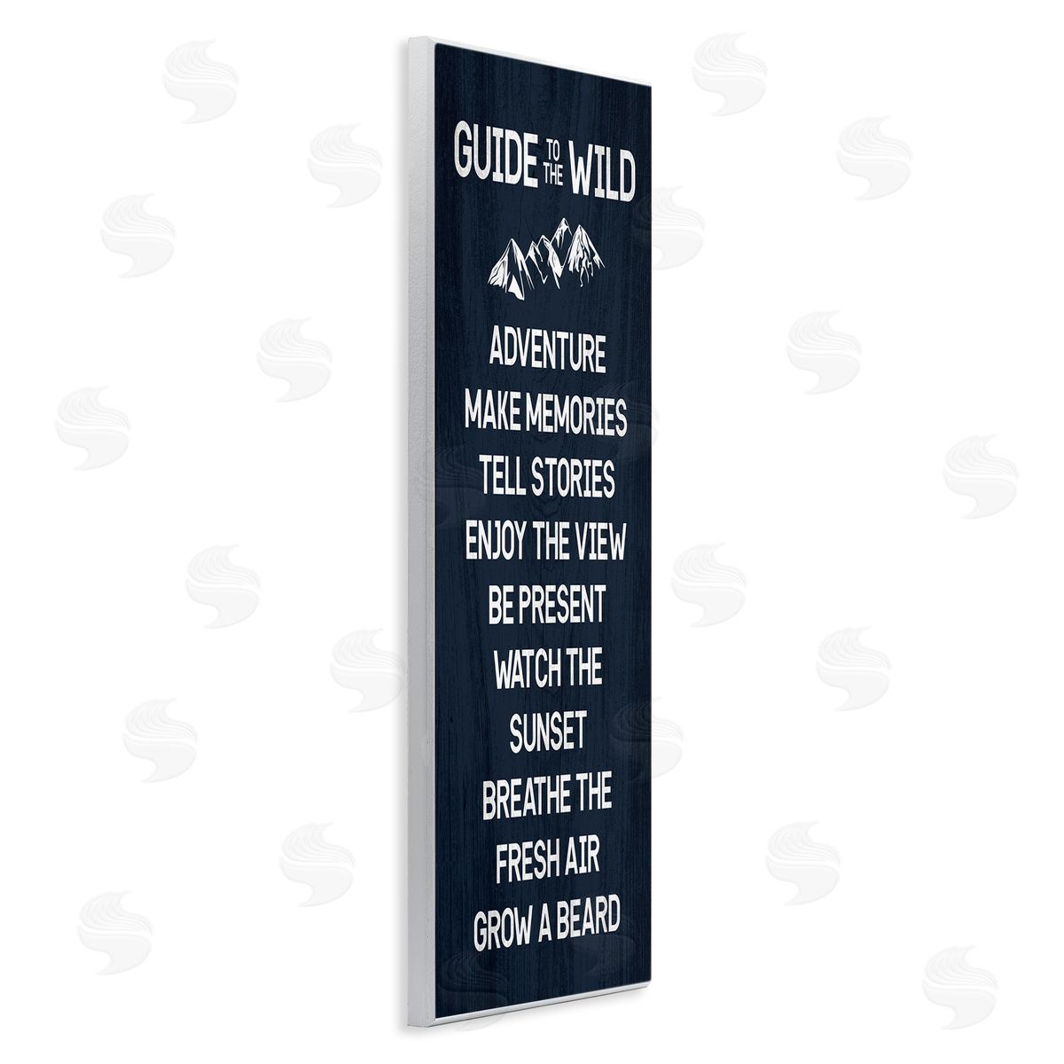 Stupell Studio Humorous Guide To Wild Adventure Mountain Rules Sign 