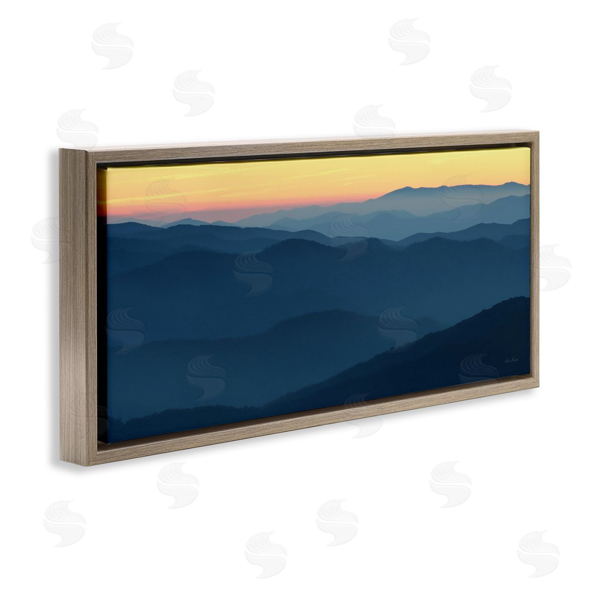 Lori Deiter Panoramic Horizon Sunset Sunrise Blue Mountain Range 