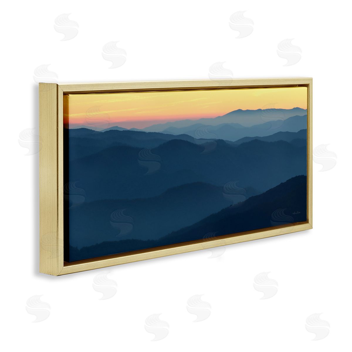 Lori Deiter Panoramic Horizon Sunset Sunrise Blue Mountain Range 