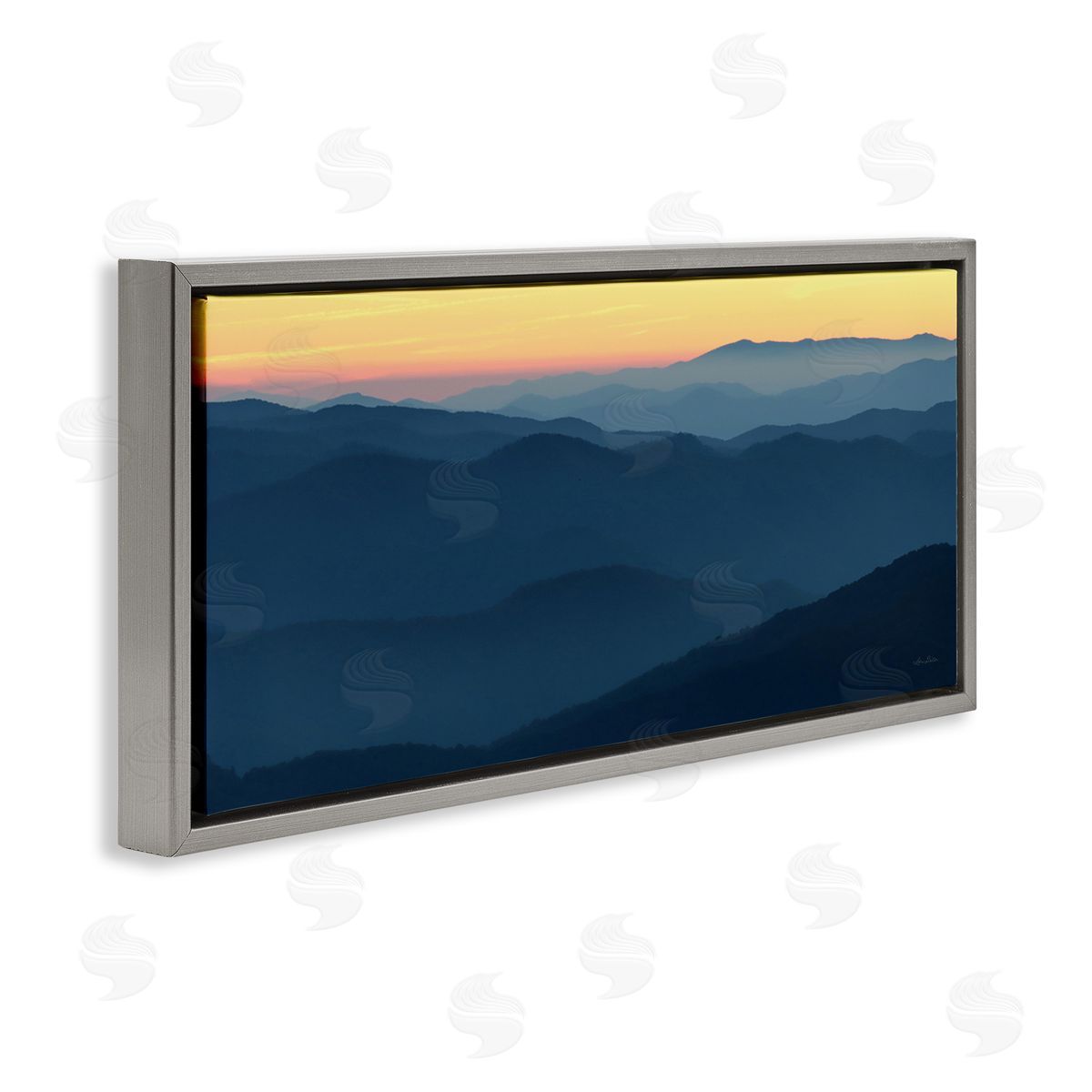 Lori Deiter Panoramic Horizon Sunset Sunrise Blue Mountain Range 