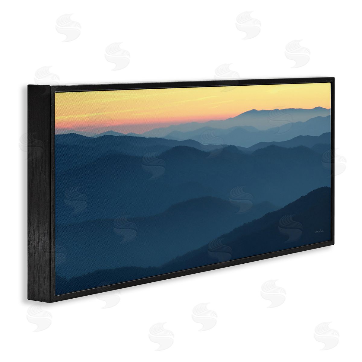 Lori Deiter Panoramic Horizon Sunset Sunrise Blue Mountain Range 