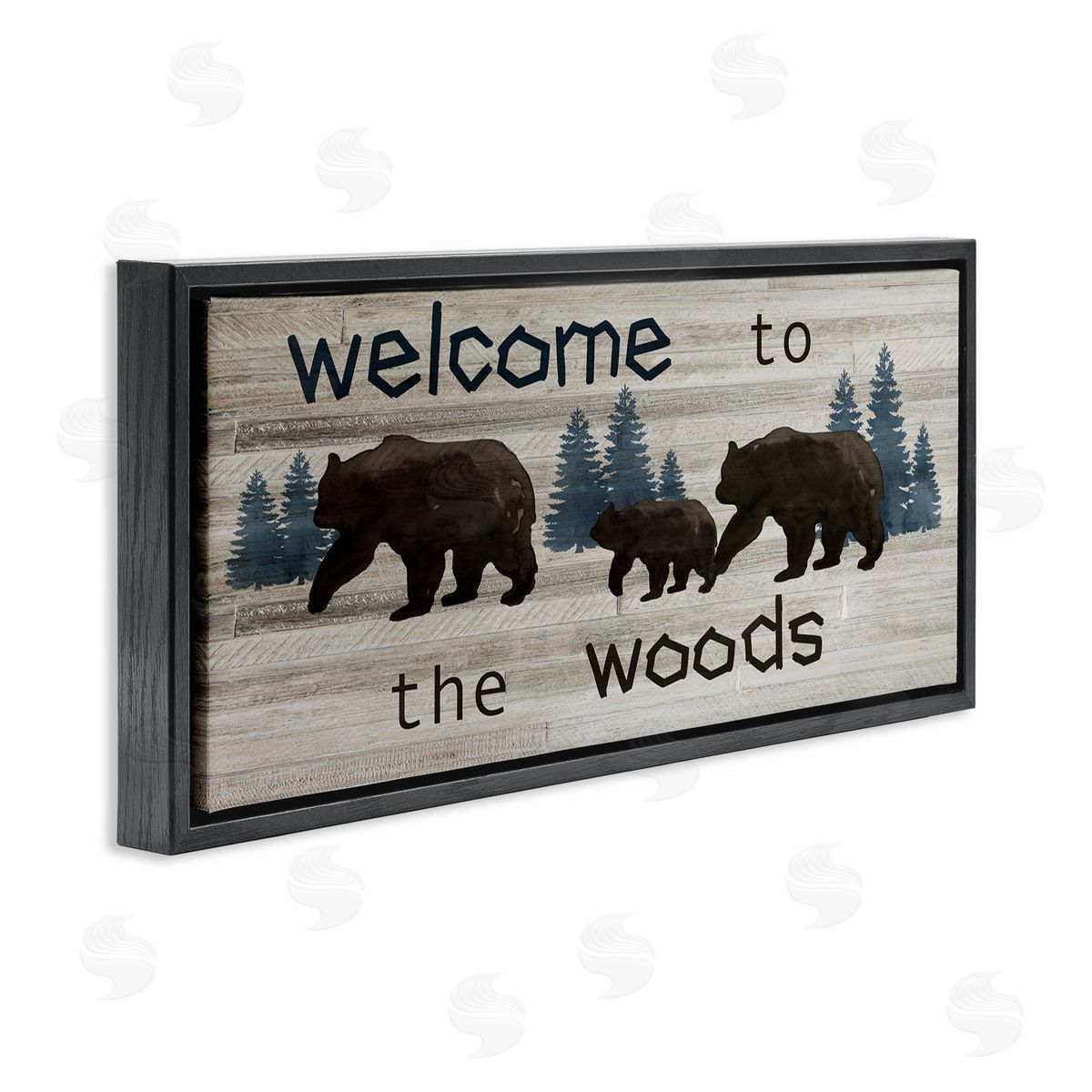 Nan Welcome To Wood Rustic Bears Forest Design