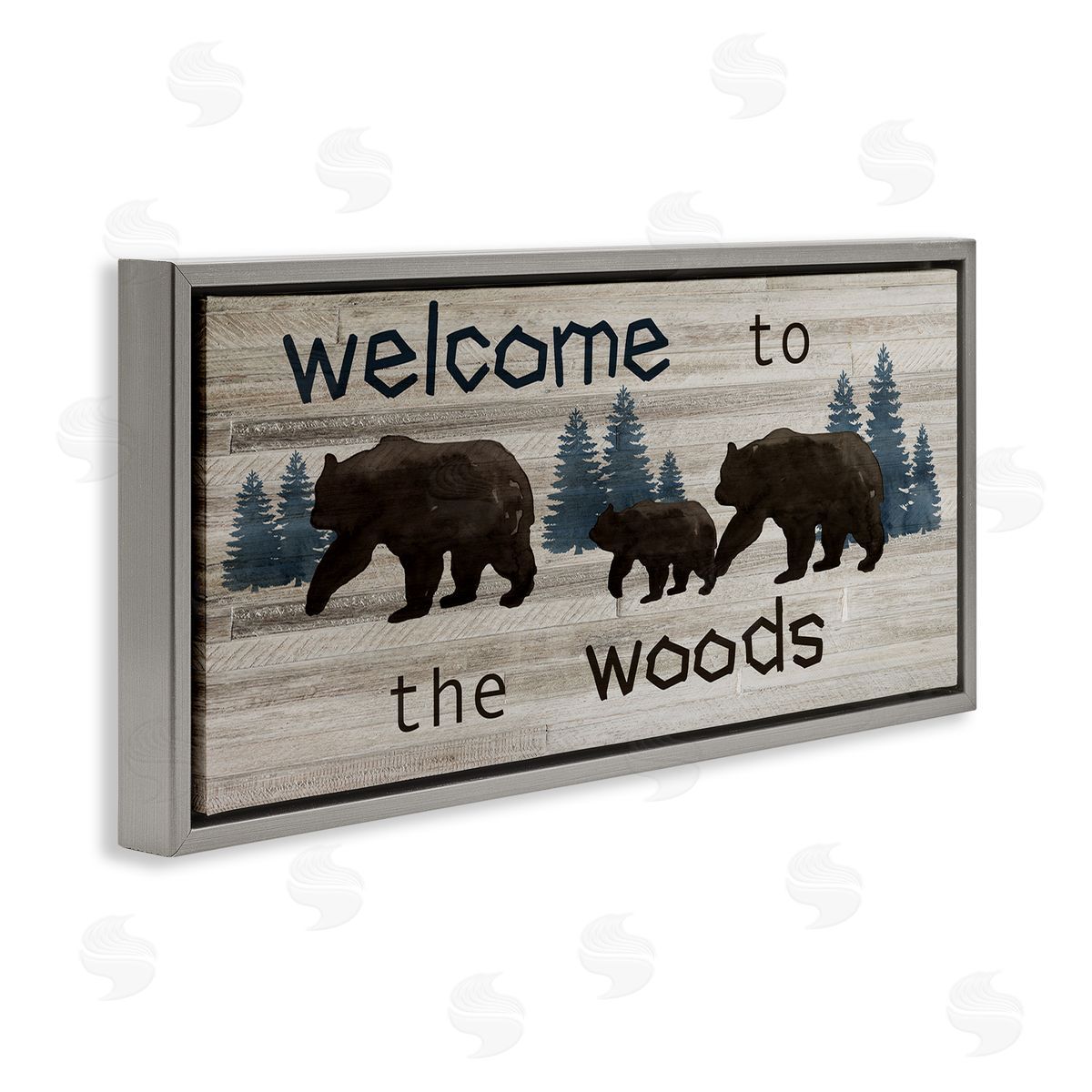 Nan Welcome To Wood Rustic Bears Forest Design