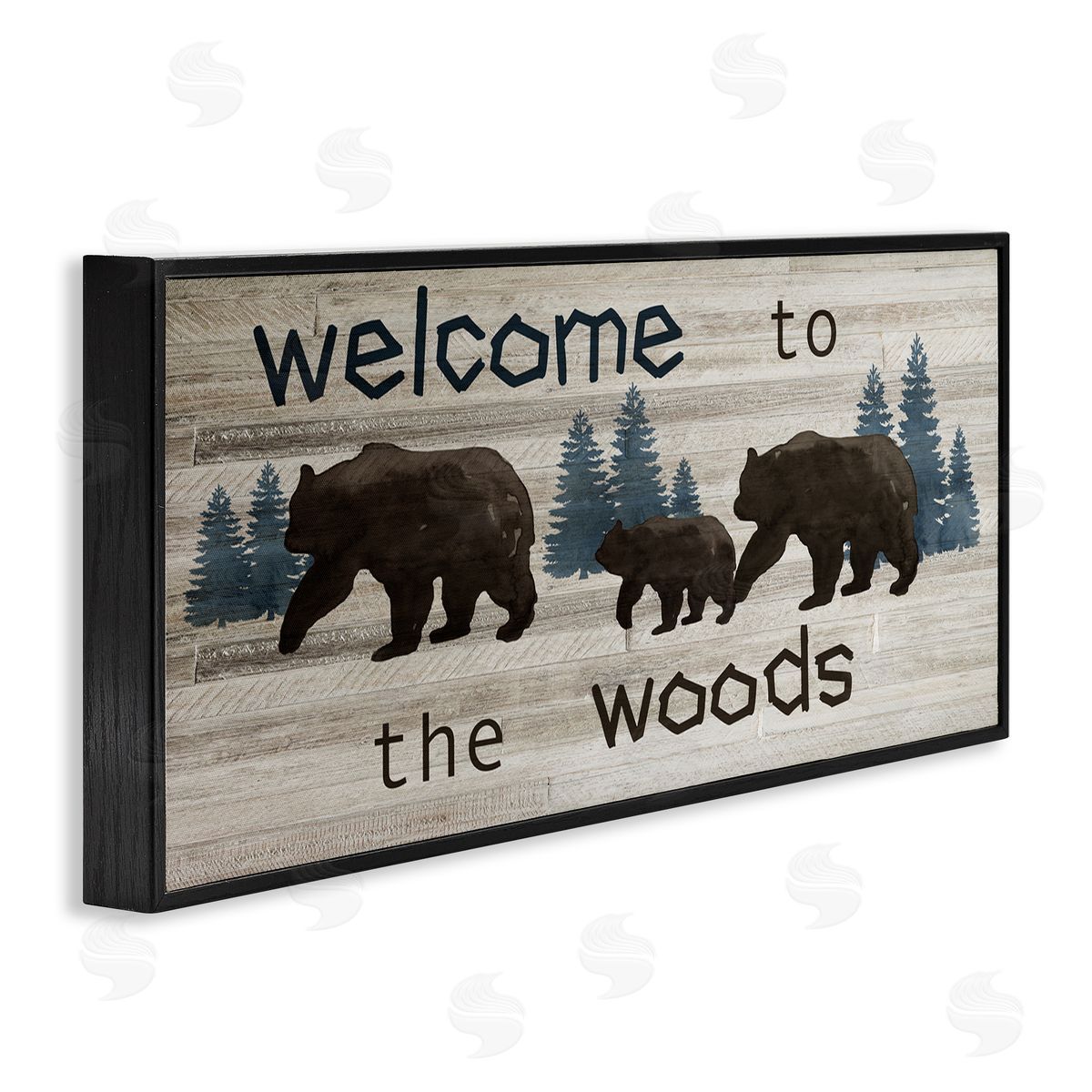 Nan Welcome To Wood Rustic Bears Forest Design