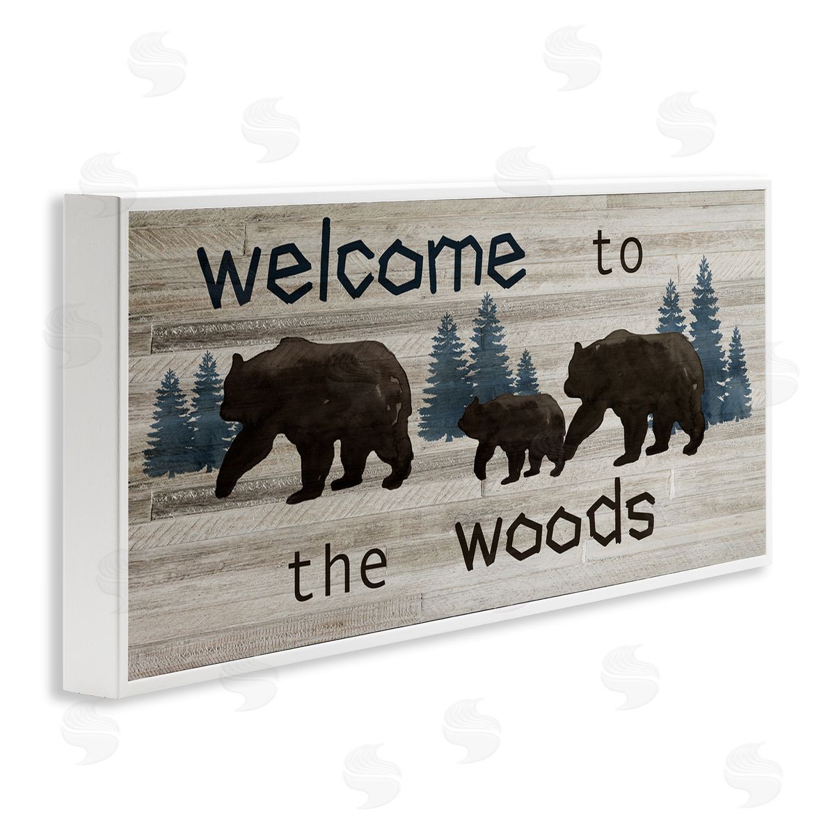 Nan Welcome To Wood Rustic Bears Forest Design