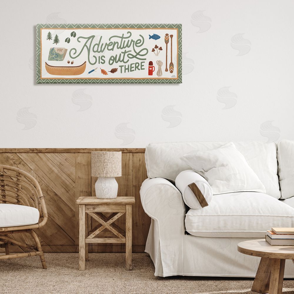 Laura Marshall Adventure Out There Calligraphy Sign Autumn Cabin Theme 