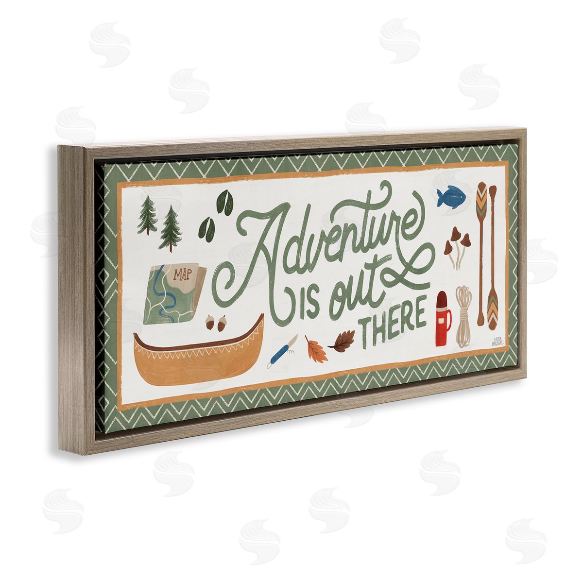 Laura Marshall Adventure Out There Calligraphy Sign Autumn Cabin Theme 