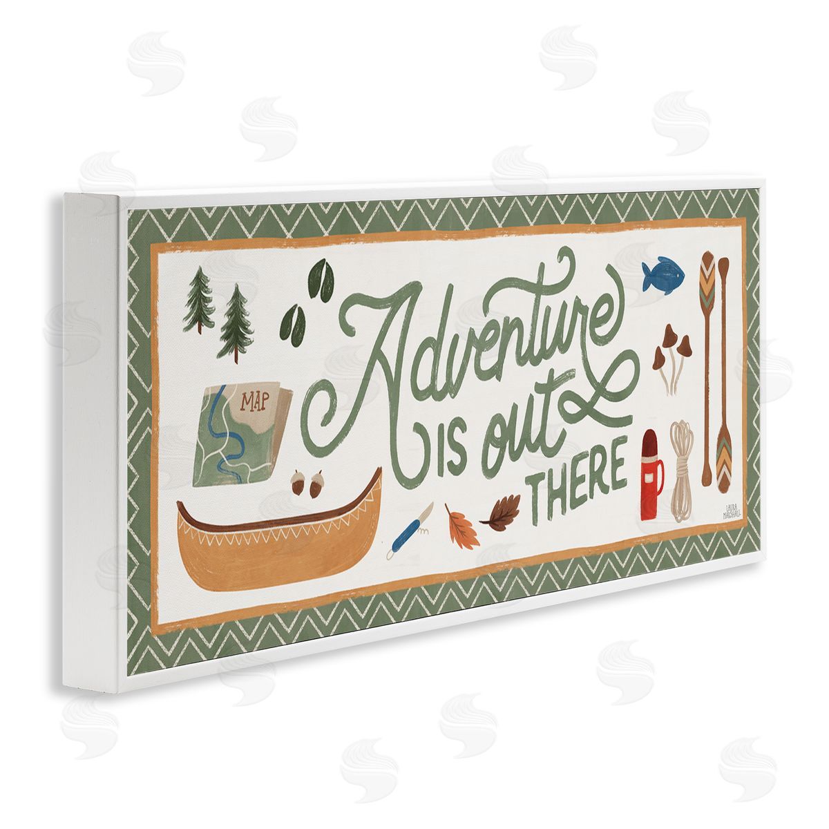 Laura Marshall Adventure Out There Calligraphy Sign Autumn Cabin Theme 