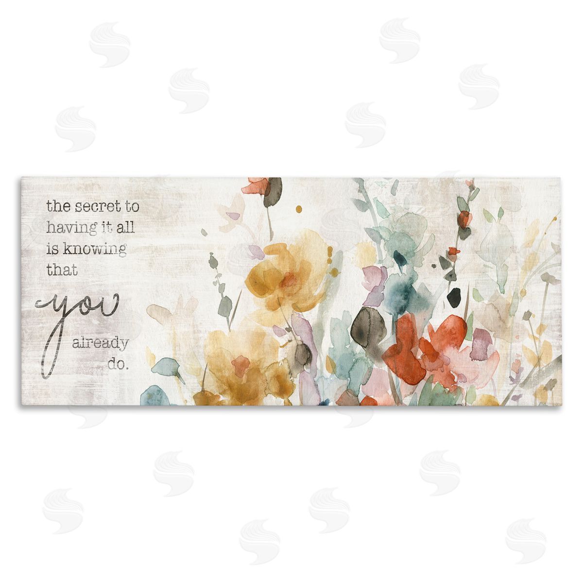 Knowing You Have It Motivational Canvas Wall Art, Home Decor by Carol Robinson
