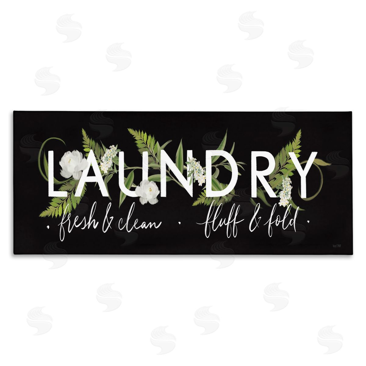 House Fenway Fern and Floral Laundry Home Sign Traditional Cleaning