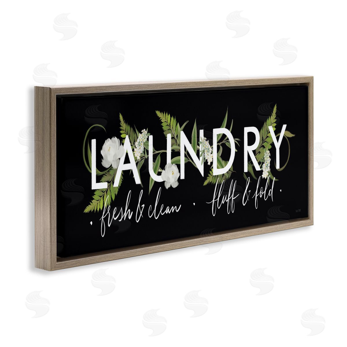 House Fenway Fern and Floral Laundry Home Sign Traditional Cleaning