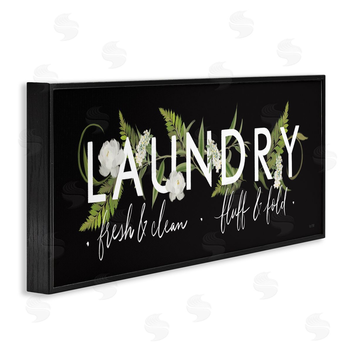 House Fenway Fern and Floral Laundry Home Sign Traditional Cleaning
