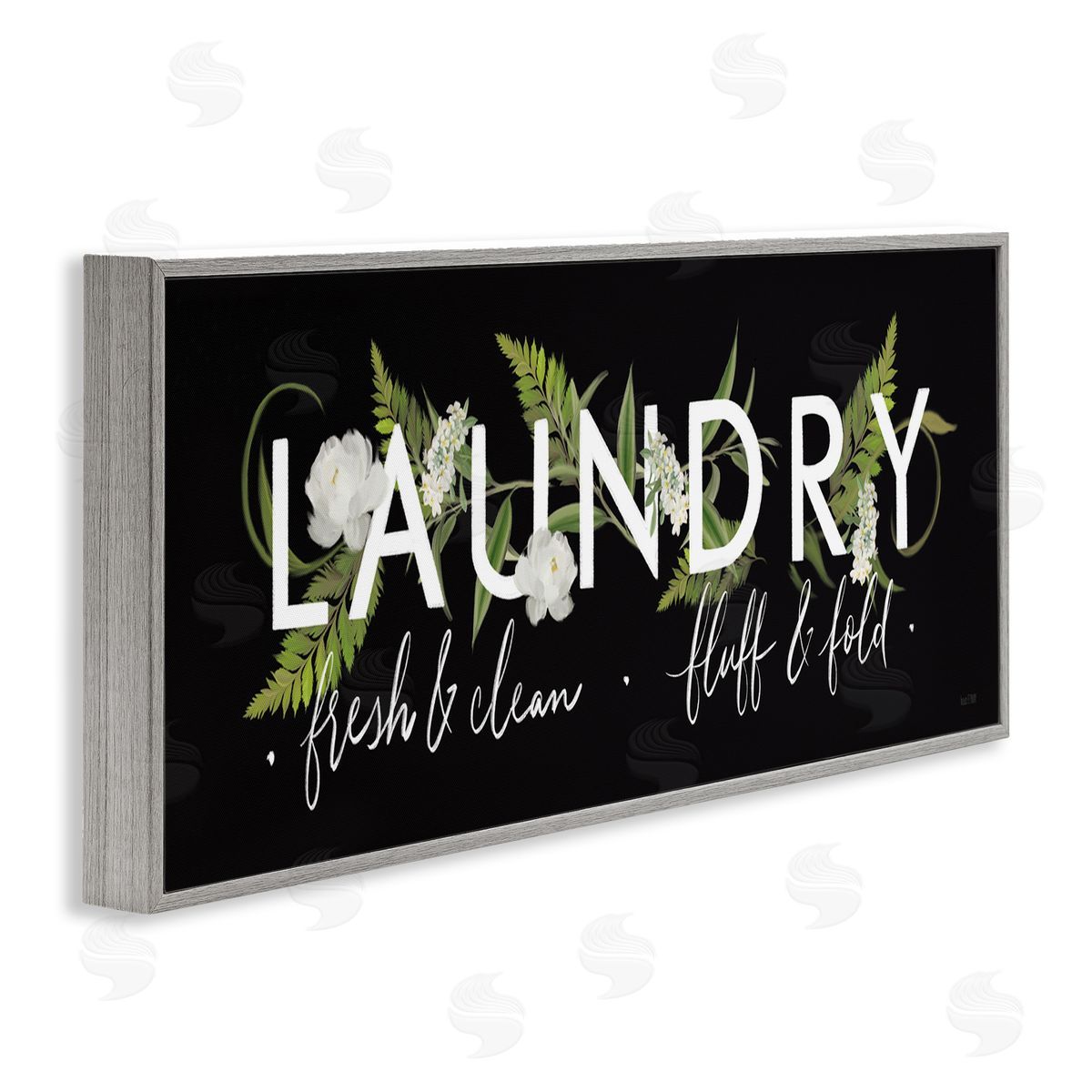 House Fenway Fern and Floral Laundry Home Sign Traditional Cleaning