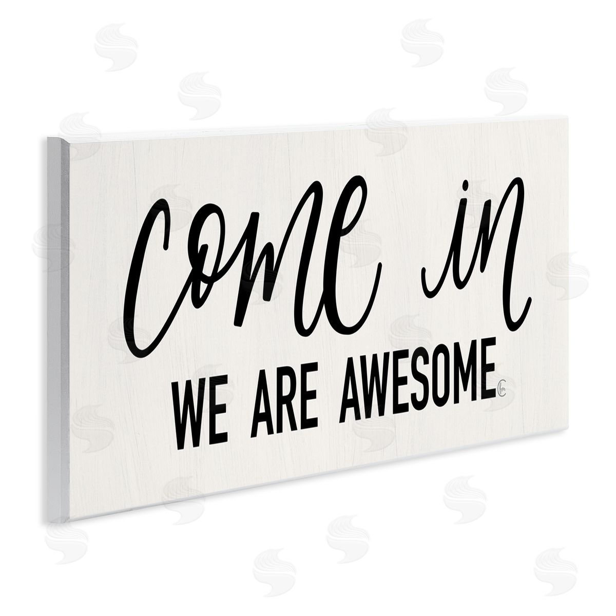 House Fenway Come In We Are Awesome Phrase fr_sideiendly Home Sign