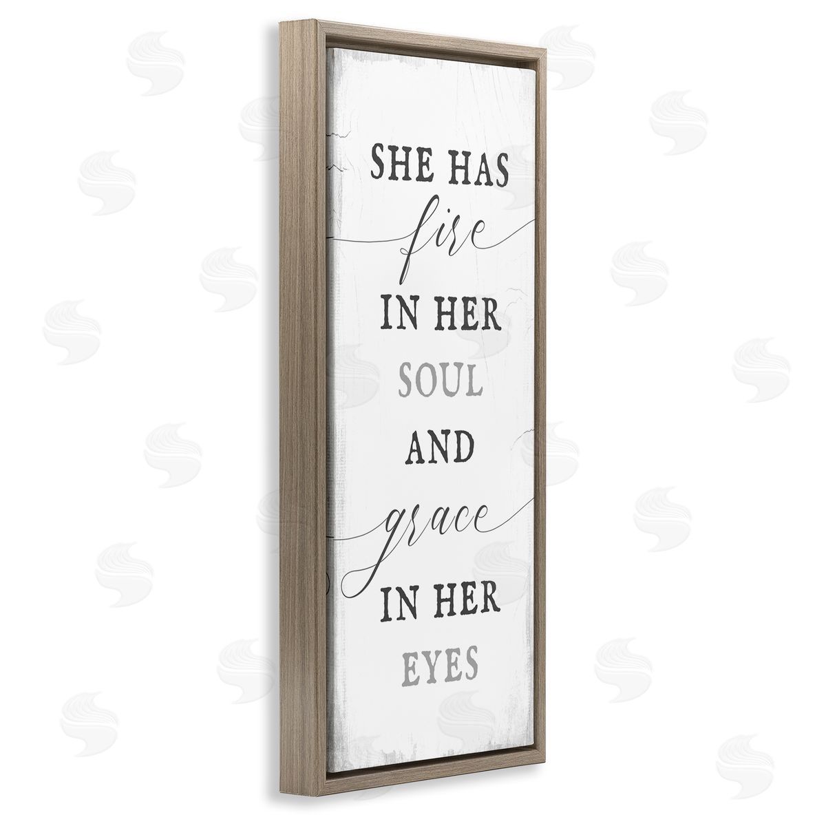 Stupell Studio She has Fire in Her Soul Motivational Girl Power