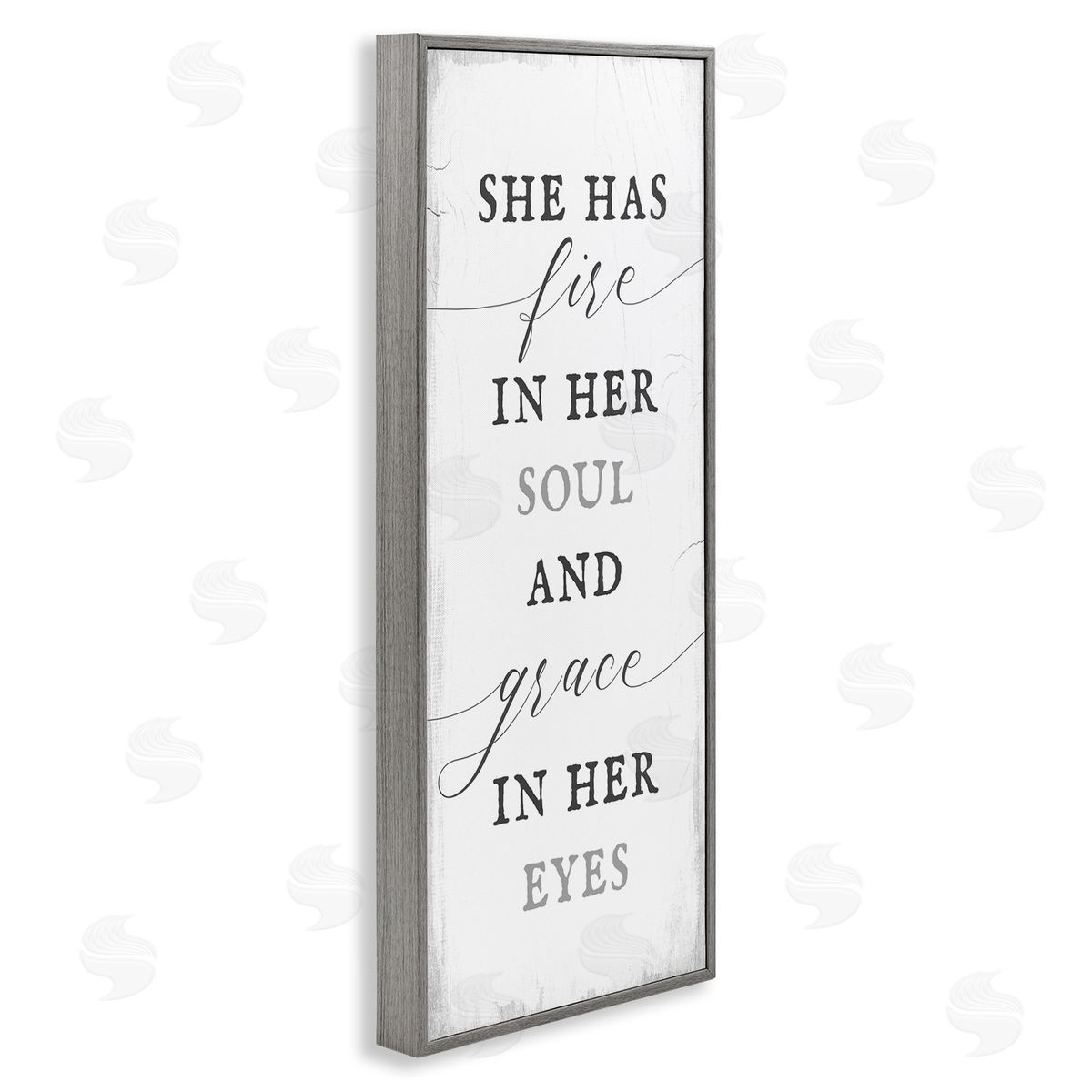 Stupell Studio She has Fire in Her Soul Motivational Girl Power