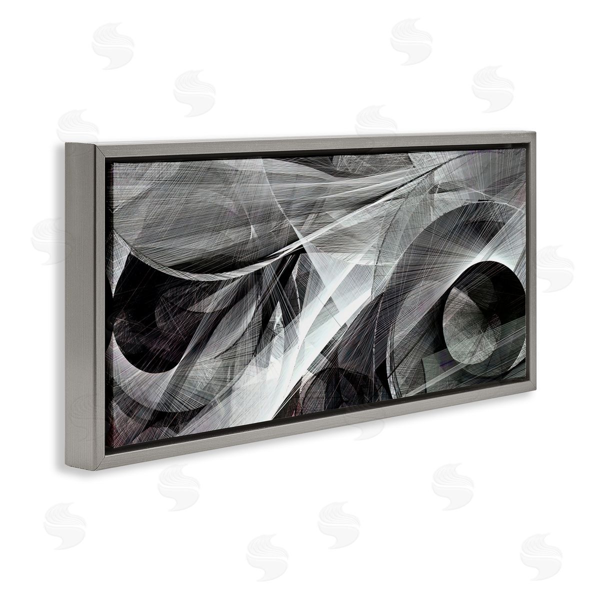 Alpenglow Workshop Monochrome Abstract Shapes Dense Geometric Circular Lines