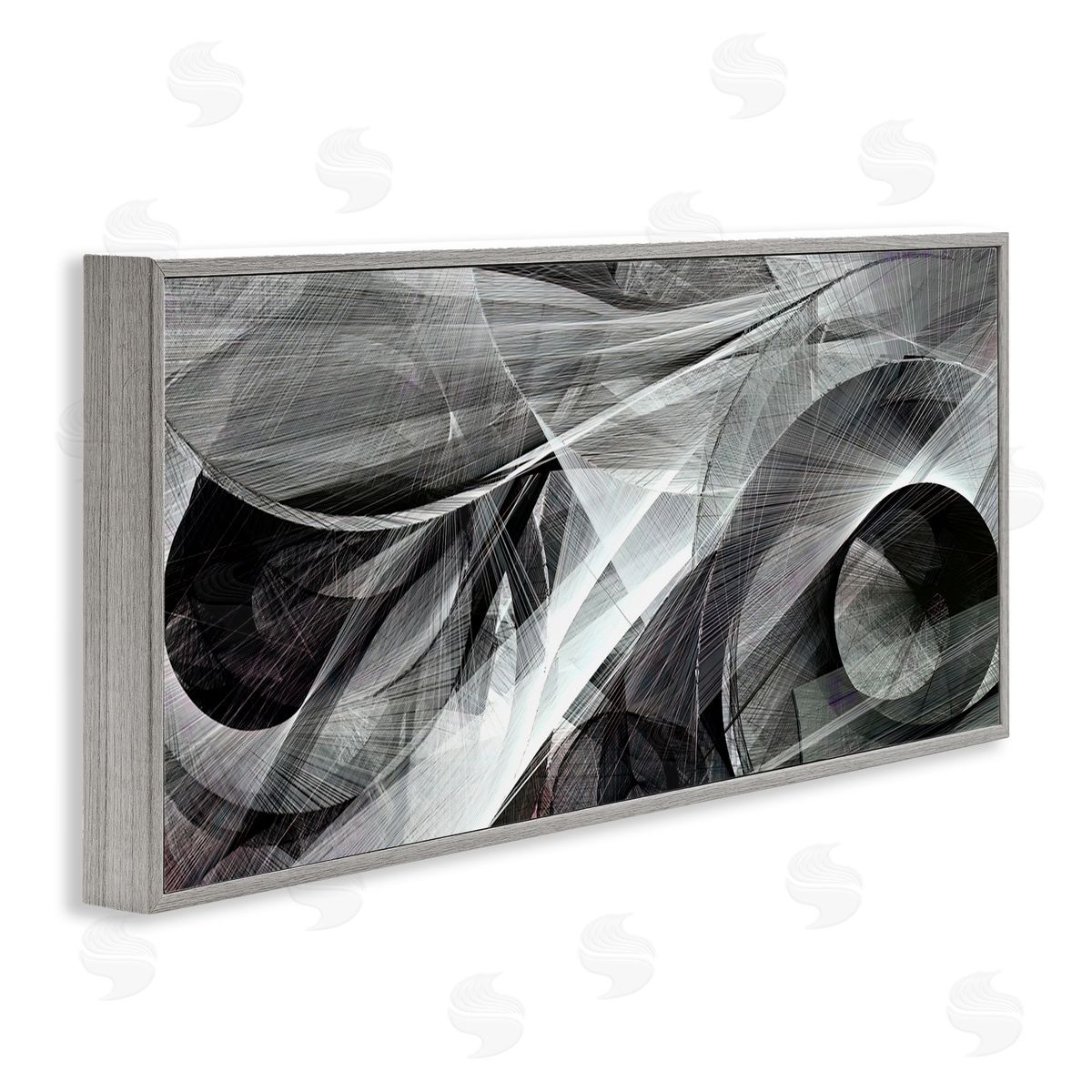 Alpenglow Workshop Monochrome Abstract Shapes Dense Geometric Circular Lines