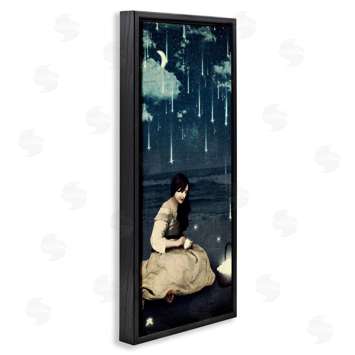 Paula Belle Flores Raining Meteorites Stars Nighttime Moon Woman Scene 