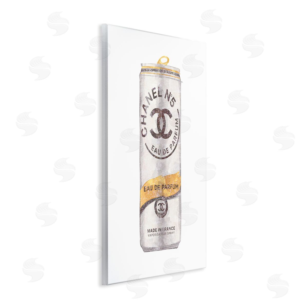 Ziwei Li Fashion Emblem Glam Perfume Beverage Can  Wall Plaque Art Print